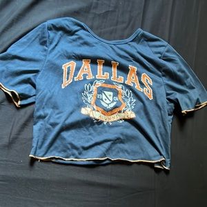 Shein Dallas crop top XSmall